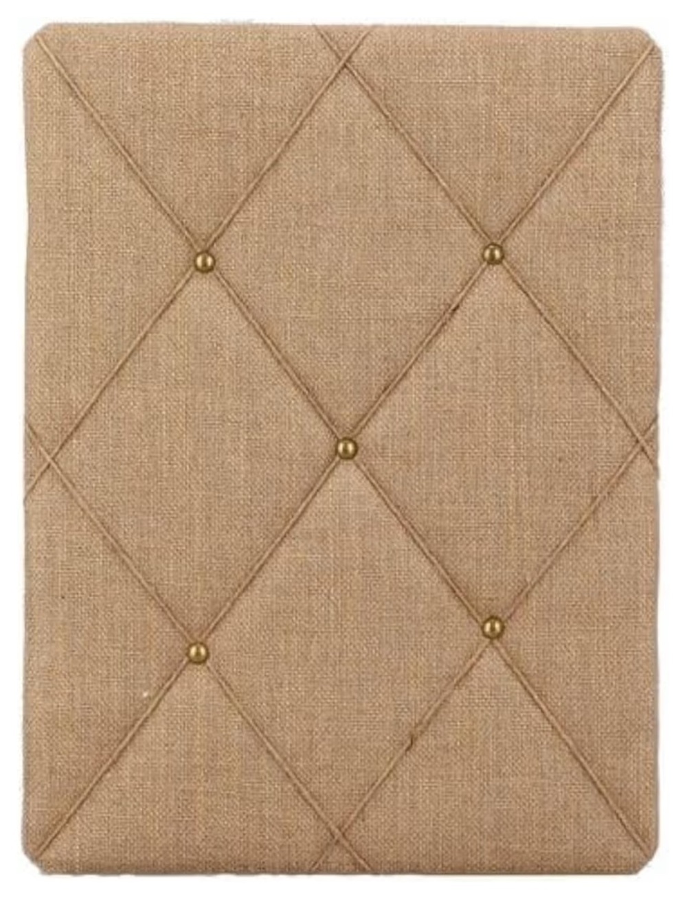 Burlap Tufted Photo & Memo Display Board